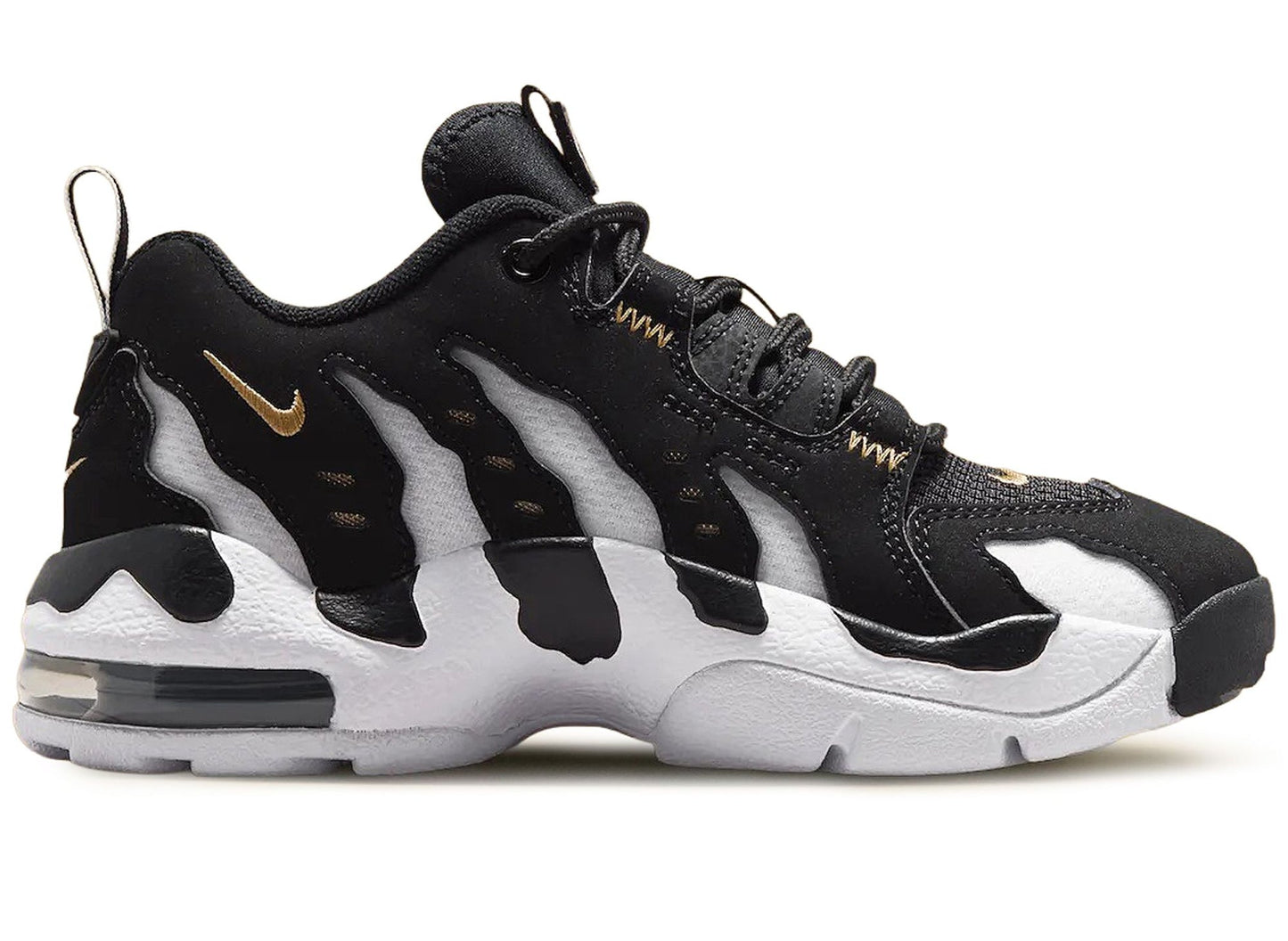 Nike Air DT Max '96 Low in Black / Metallic Gold