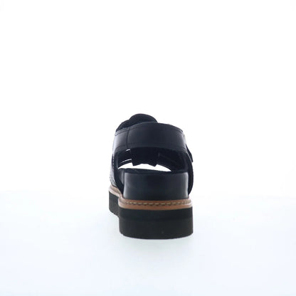 Clarks Orianna Twist 26176317 Womens Black Leather Strap Sandals Shoes