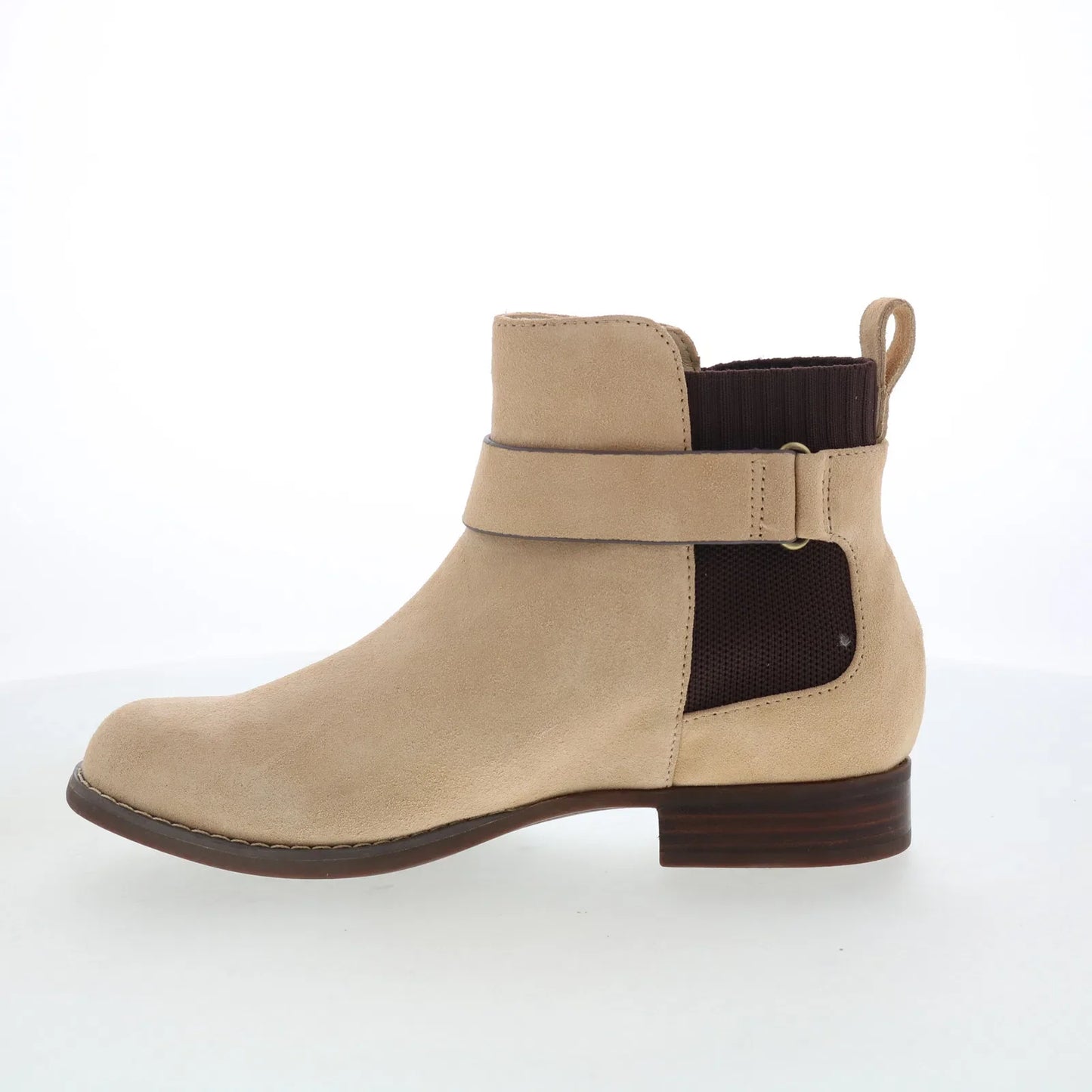 Spenco Park Avenue Boot SP1096WHE Womens Brown Suede Ankle & Booties Boots