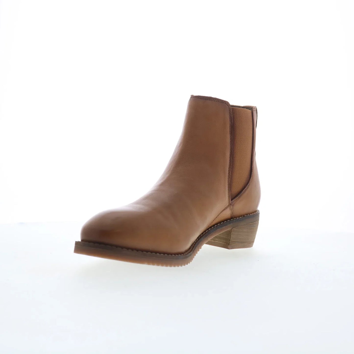 Softwalk Rana S2362-215 Womens Brown Leather Pull On Chelsea Boots