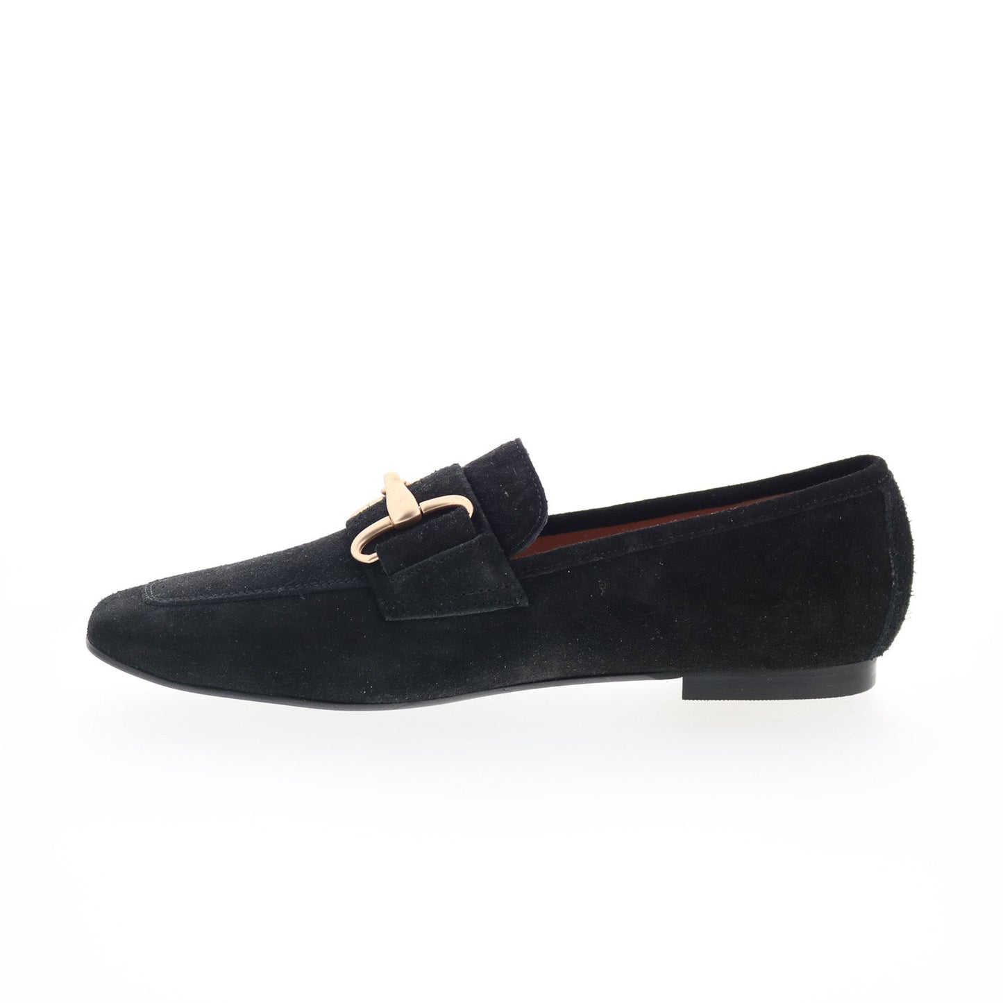 RD Company W-RD8 Womens Black Leather Slip On Casual Loafers & Slip Ons Shoes