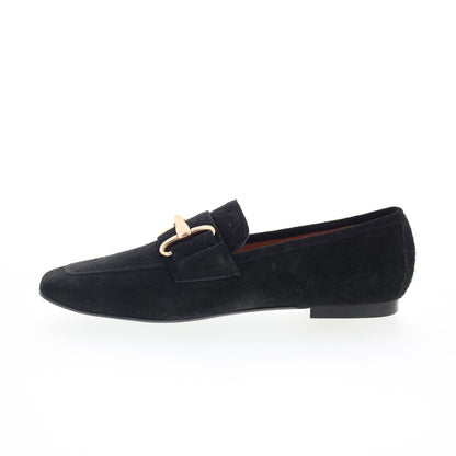 RD Company W-RD8 Womens Black Leather Slip On Casual Loafers & Slip Ons Shoes