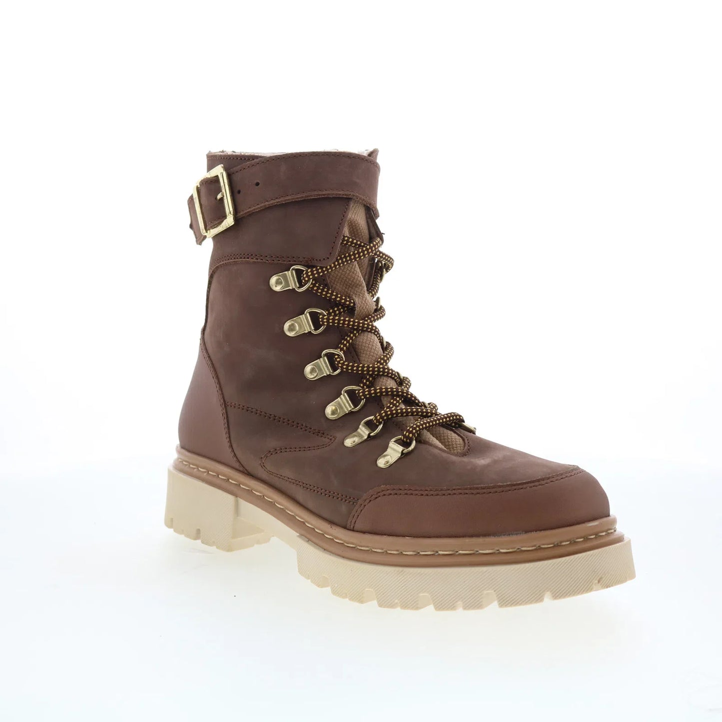 Pajar Remie PDPAB00596.01 Womens Brown Nubuck Lace Up Casual Dress Boots