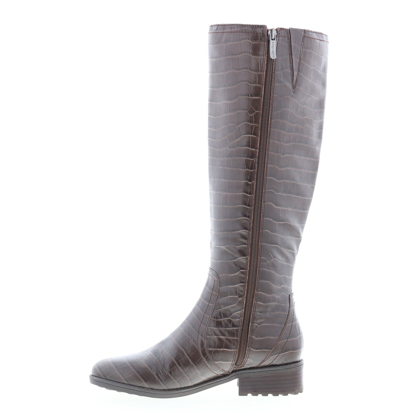Easy Spirit Rhonda Martha Stewart Womens Brown Leather Casual Dress Boots