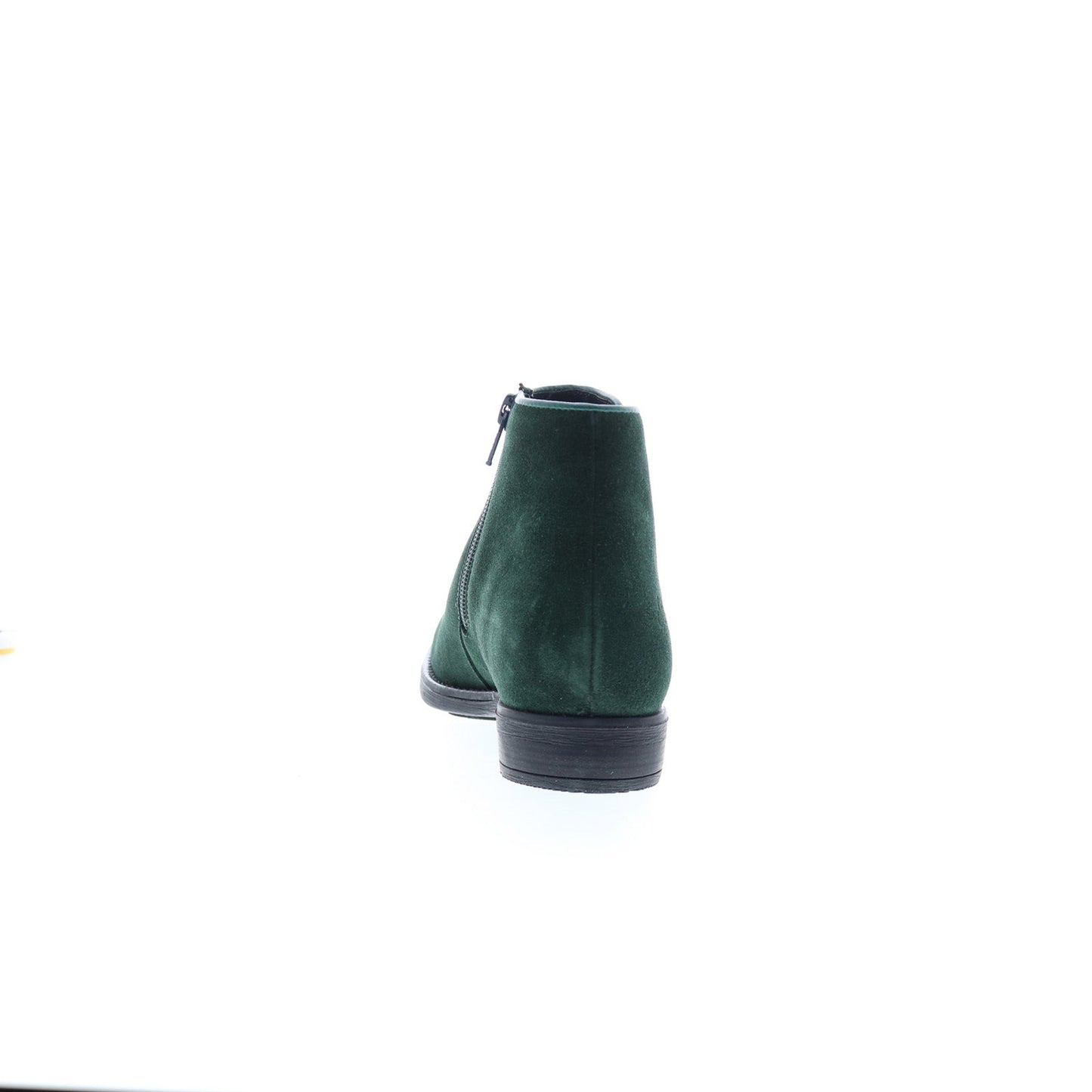 Bos. & Co. Rural Womens Green Suede Zipper Ankle & Booties Boots