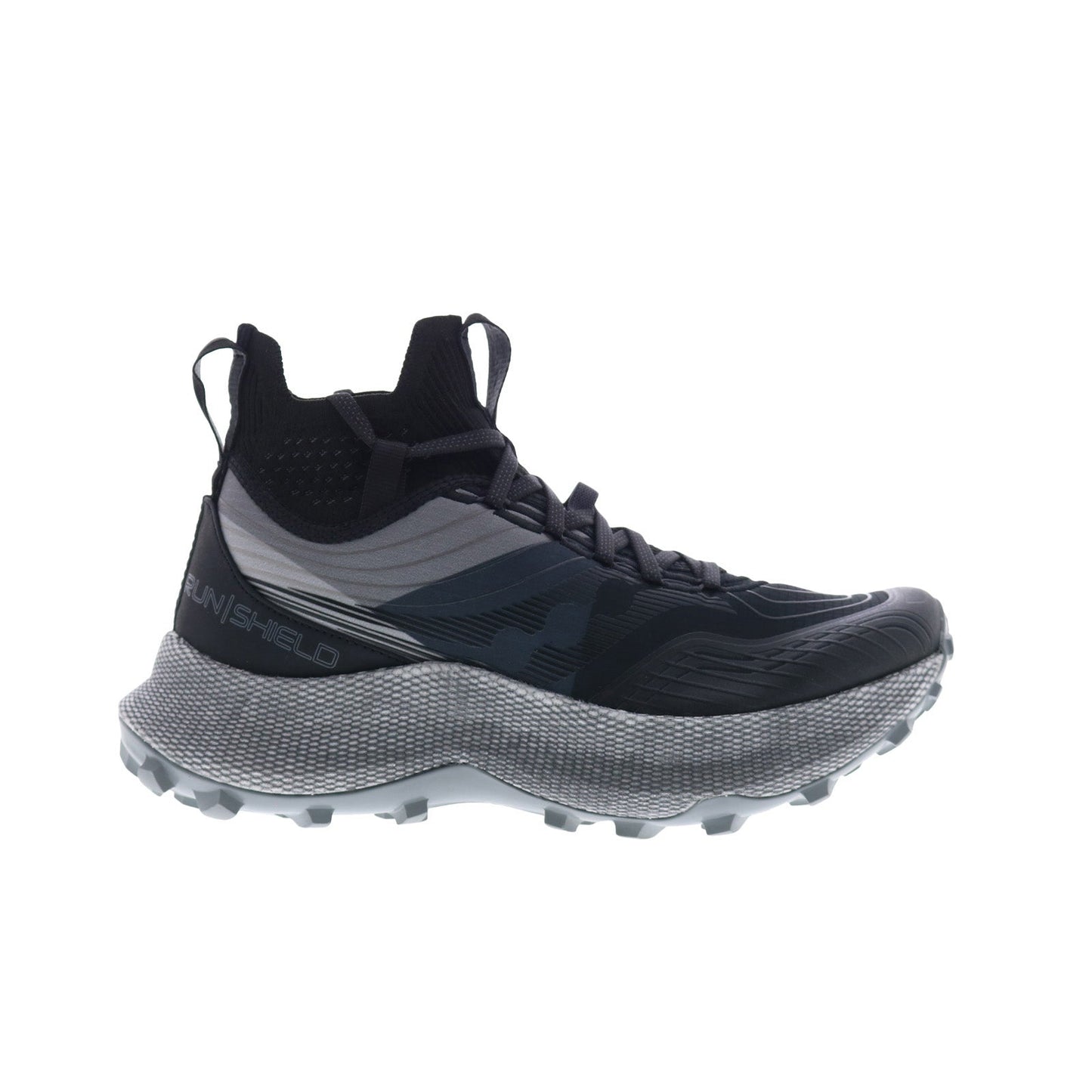 Saucony Endorphin Trail Mid Runshield Womens Black Athletic Hiking Shoes