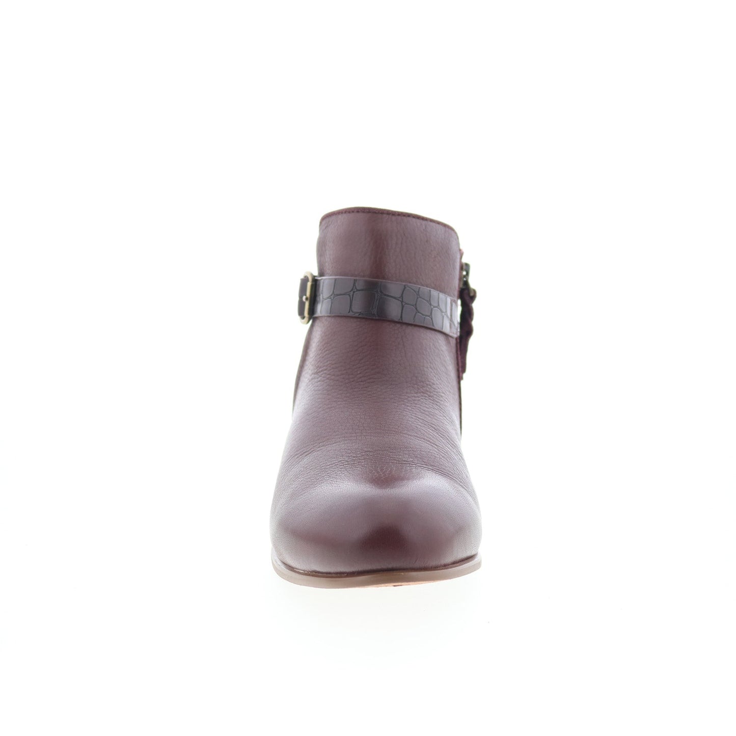 SoftWalk Raveena S1960-200 Womens Brown Leather Zipper Ankle & Booties Boots