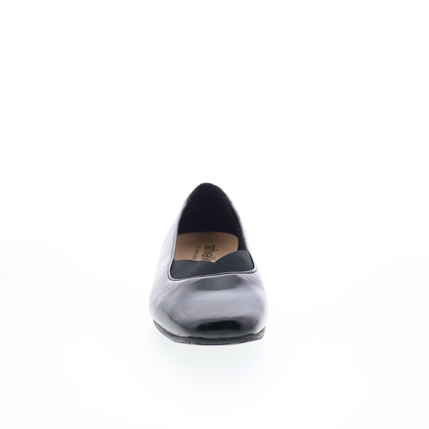 SoftWalk Viana S2217-005 Womens Black Leather Slip On Ballet Flats Shoes