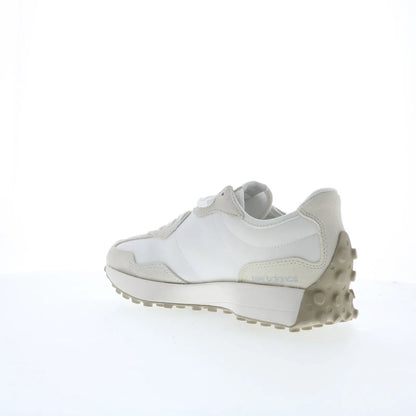 New Balance 327 WS327KE Womens Beige Suede Lace Up Lifestyle Sneakers Shoes