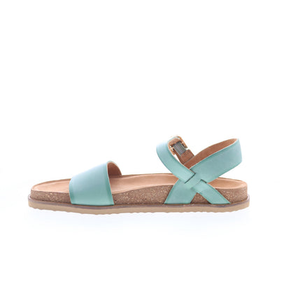 Softwalk Upland S2419-373 Womens Blue Leather Strap Sandals Shoes
