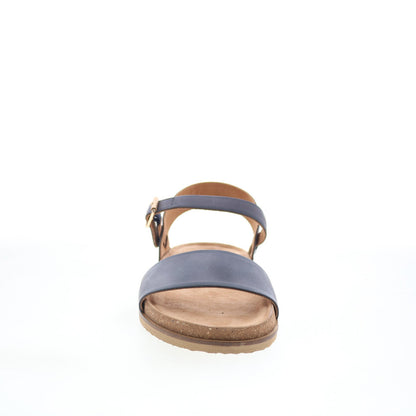 Softwalk Upland S2419-400 Womens Blue Leather Strap Sandals Shoes