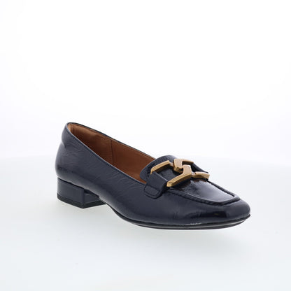 Sofft Erica SF00908 Womens Blue Leather Slip On Loafer Flats Shoes