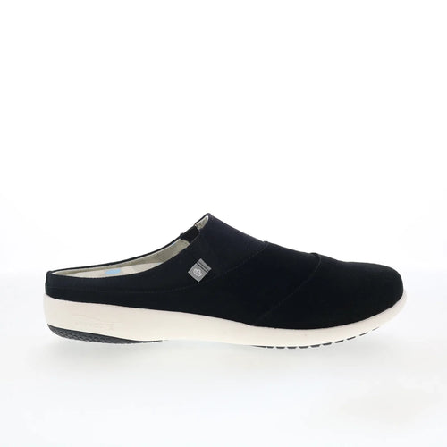 Spenco Siesta Layered Bokeh SP1062BLK Womens Black Clogs Slippers Shoes