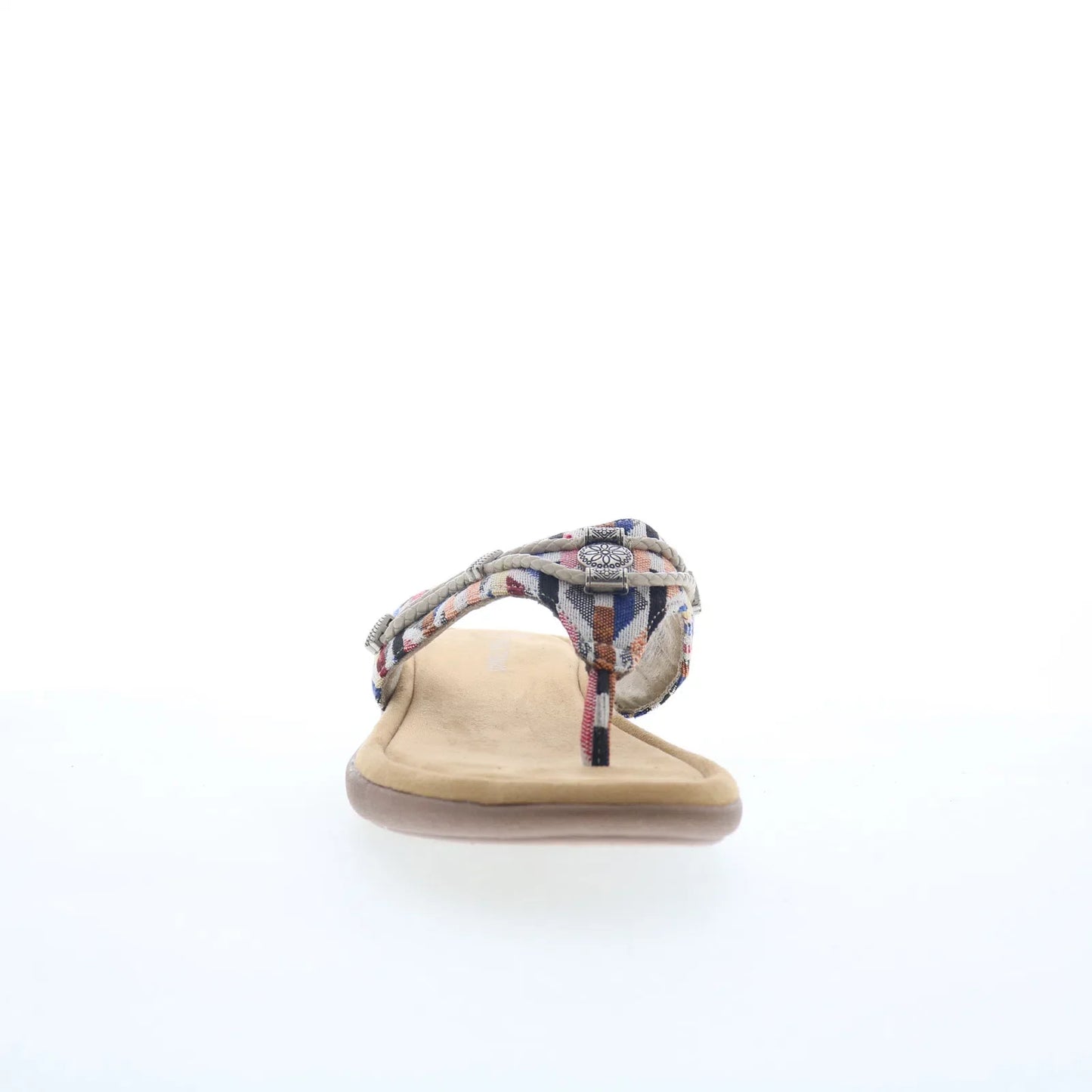 Minnetonka Silverthorne 360 504299 Womens Beige Flip-Flops Sandals Shoes