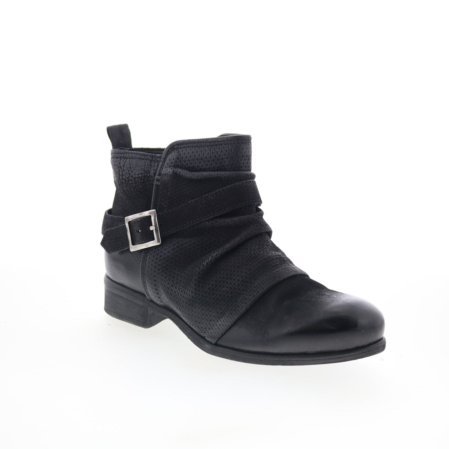Miz Mooz Suzy Womens Black Leather Zipper Ankle & Booties Boots