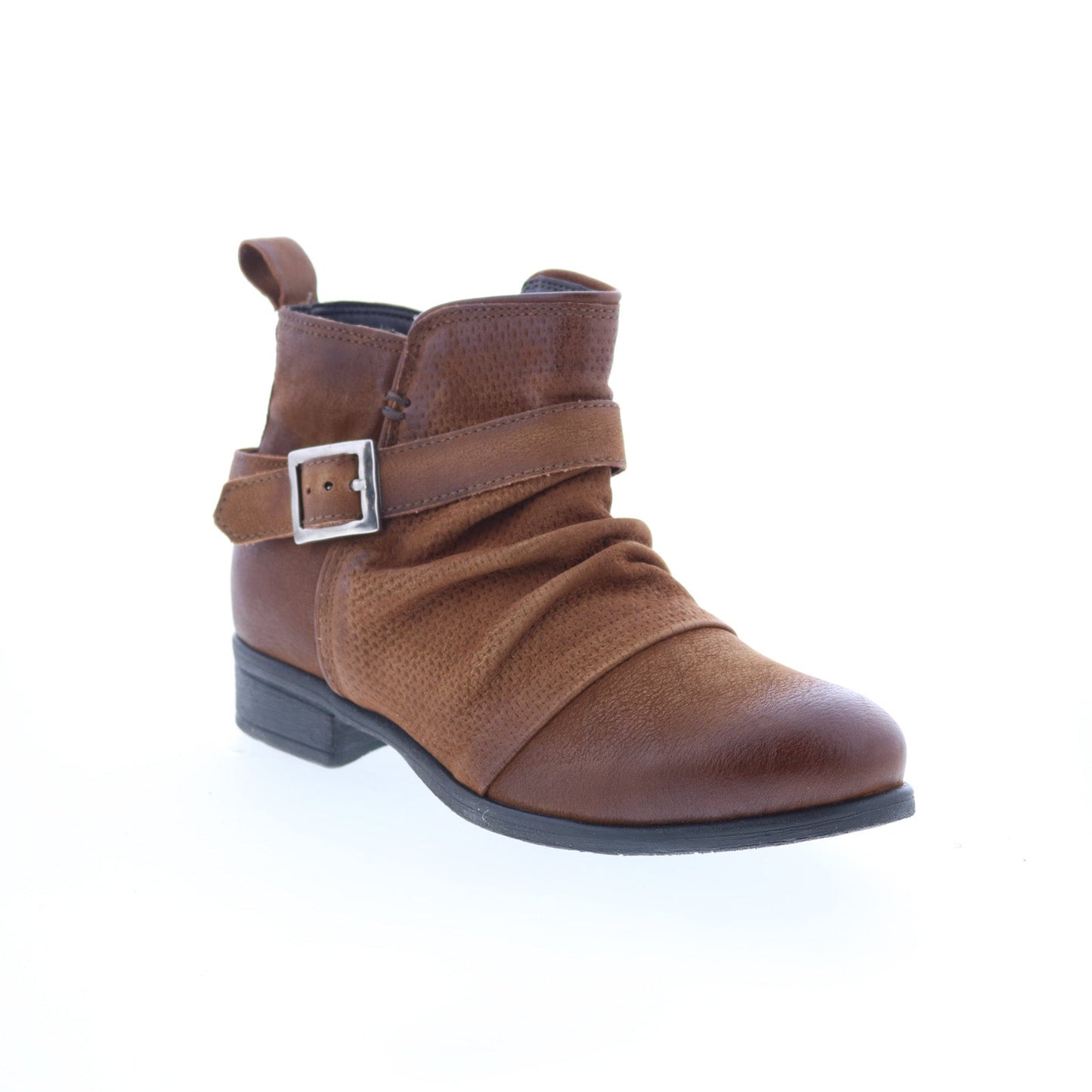 Miz Mooz Suzy Womens Brown Leather Zipper Ankle & Booties Boots