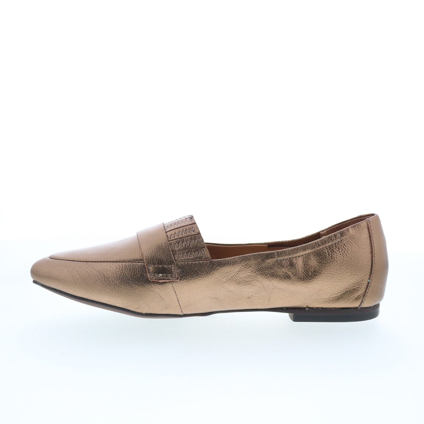 Trotters Emotion T2056-222 Womens Brown Leather Slip On Loafer Flats Shoes