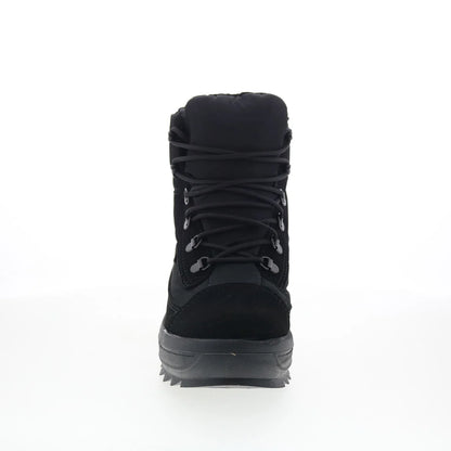 Pajar Talya PDPAB00627.01 Womens Black Suede Lace Up Ankle & Booties Boots
