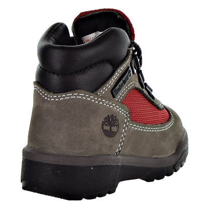 Timberland Field Boot L/F Mid Toddler's Shoes Grey/Red