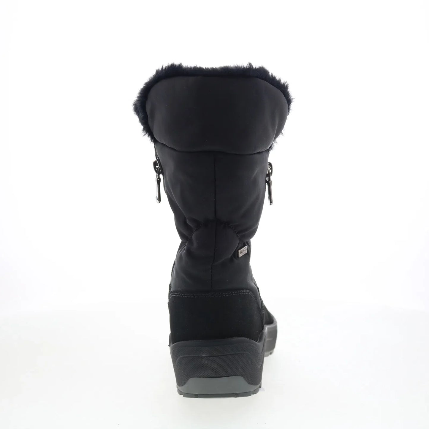 Pajar Valentina 77563 Womens Black Canvas Zipper Casual Dress Boots