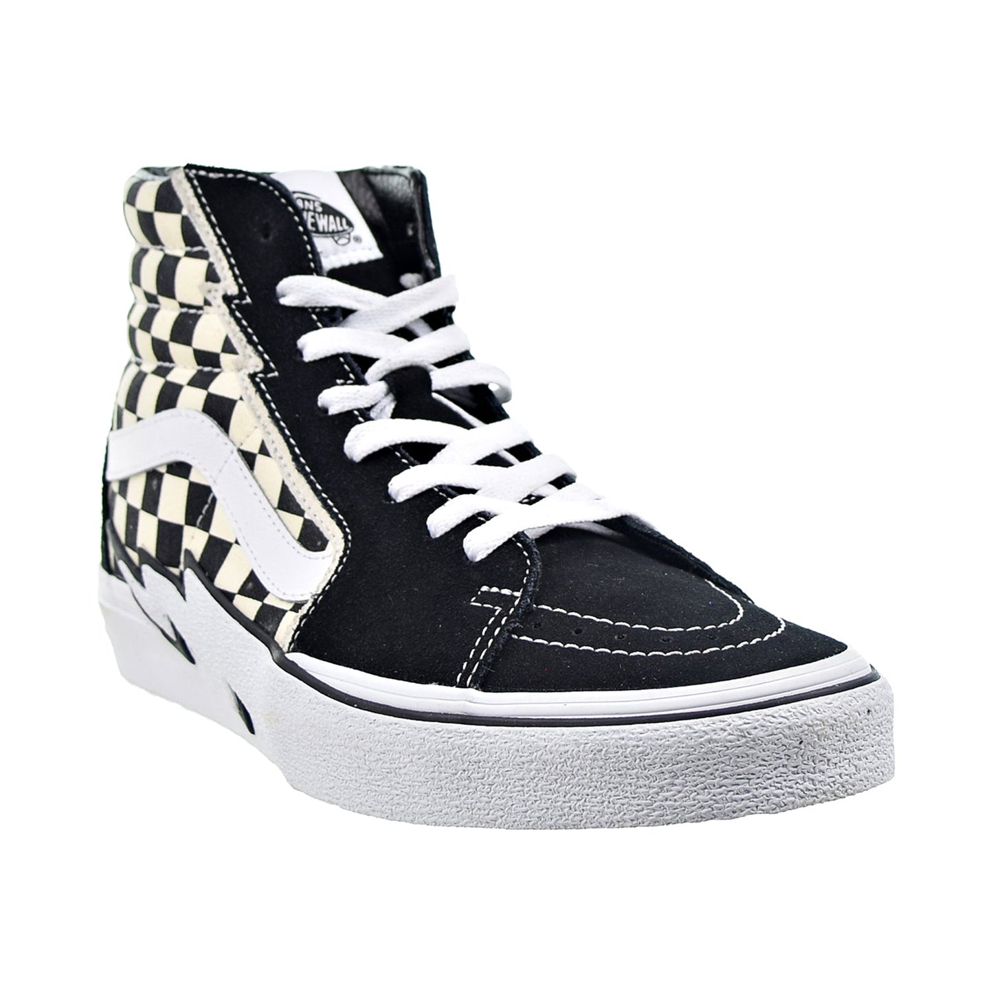 Vans Sk8-Hi Men's Shoes Black-White-Checkboard