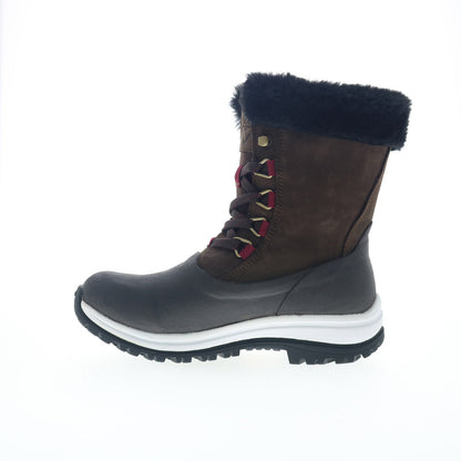 Original Muck Arctic Apres Lace Mid AG WALV900 Womens Brown Winter Boots