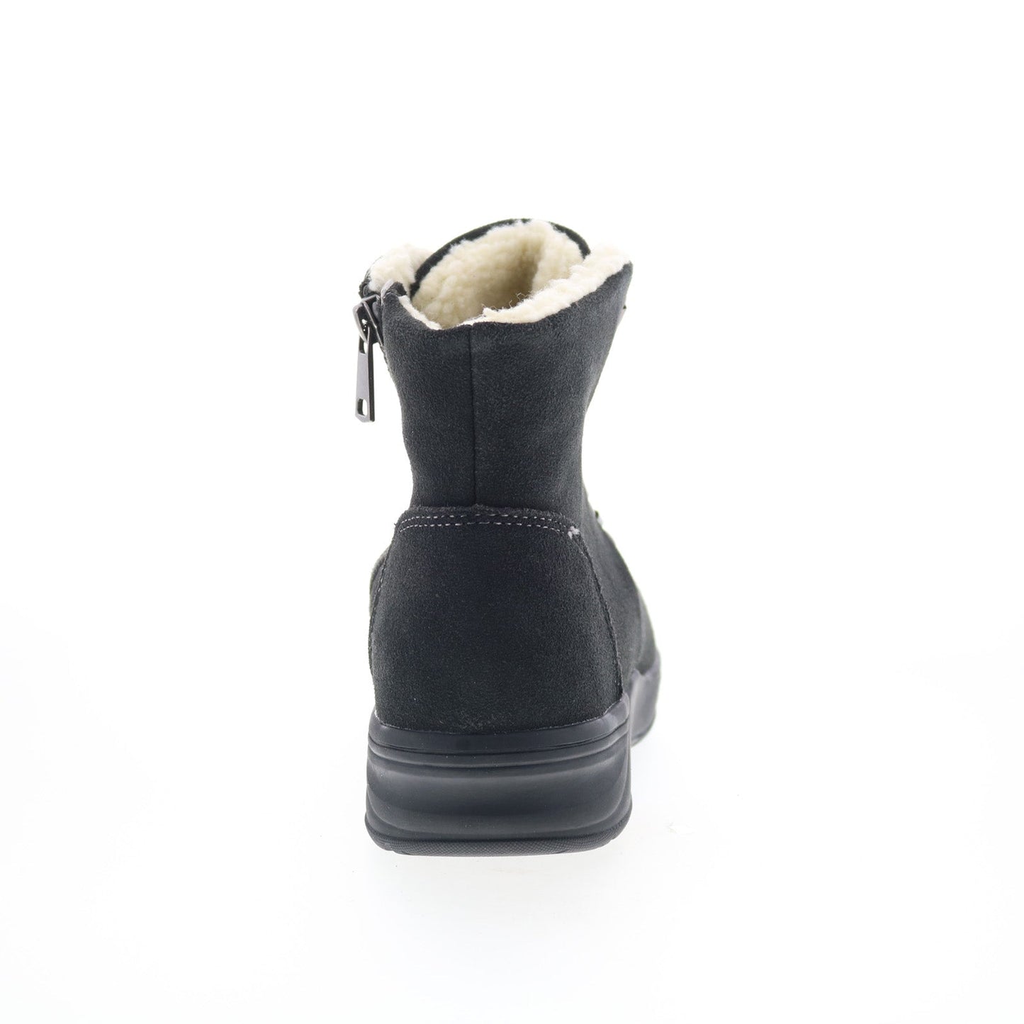Propet Demi WFA0165 Womens Gray Suede Lace Up Casual Dress Boots