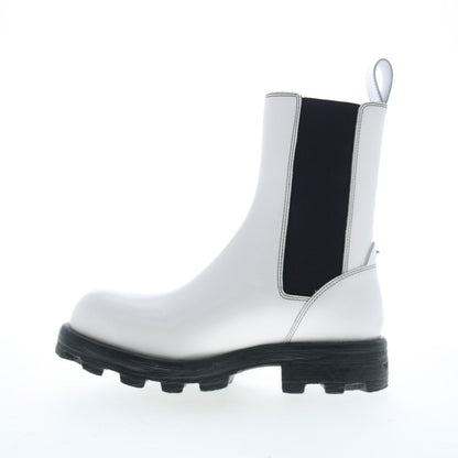 Diesel D-Hammer CH W Y03080-P4471-H6115 Womens White Casual Dress Boots